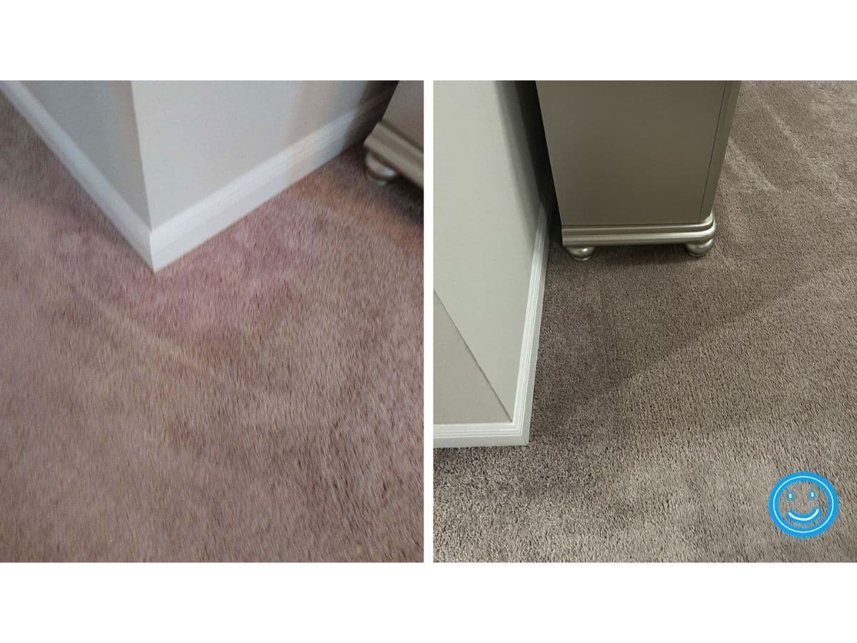Restored fibres after house cleaning